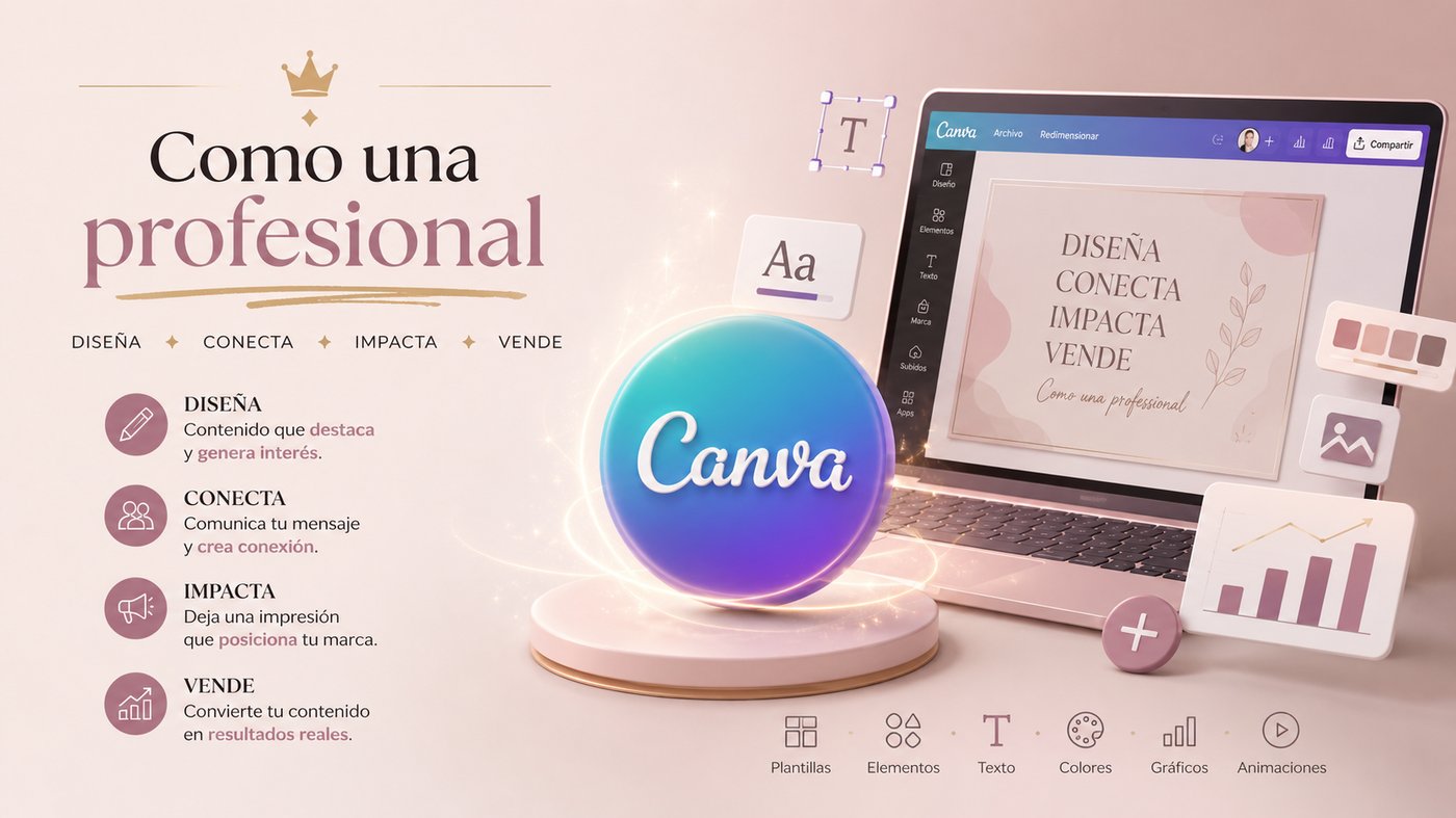 Bonus: Canva como una Profesional — diseña, conecta, impacta, vende